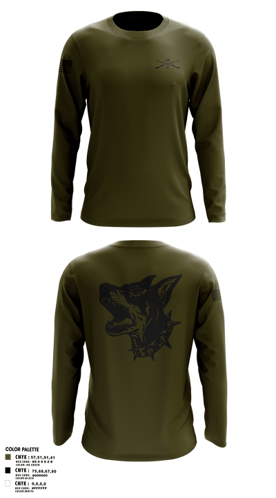 Delta Co 2-35 83859873 Long Sleeve Performance Shirt - 1