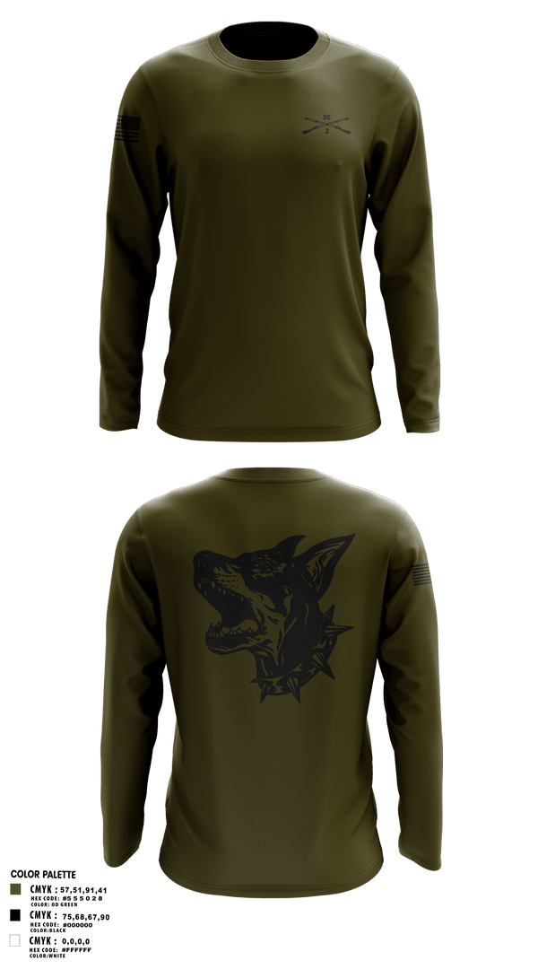 Long Sleeve Performance Shirt, Delta Co 2-35, , Teamtime, Team time, sublimation, custom sports apparel, team uniforms, spirit wear, spiritwear, sports uniforms, custom shirts, team store, custom team store, fundraiser sports, apparel fundraiser