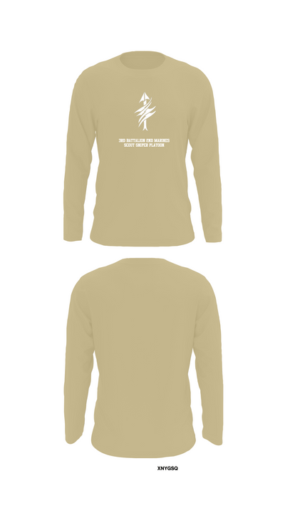 3rd Battalion 2nd Marines Scout Sniper Platoon 1879947 Long Sleeve Performance Shirt 92
