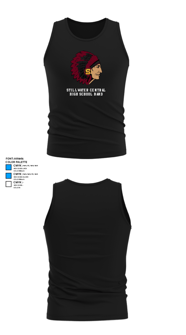 Tank Top, Stillwater Central High School Band, Spirit Store, Teamtime, Team time, sublimation, custom sports apparel, team uniforms, spirit wear, spiritwear, sports uniforms, custom shirts, team store, custom team store, fundraiser sports, apparel fundraiser