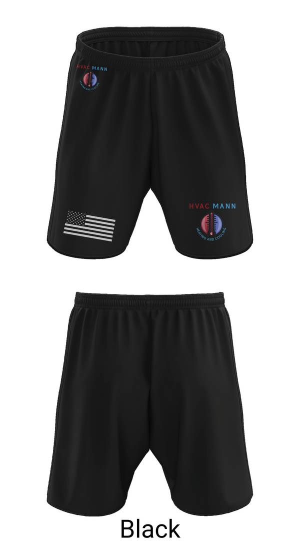 Athletic Shorts With Pockets, Hvacmannllc, , Teamtime, Team time, sublimation, custom sports apparel, team uniforms, spirit wear, spiritwear, sports uniforms, custom shirts, team store, custom team store, fundraiser sports, apparel fundraiser