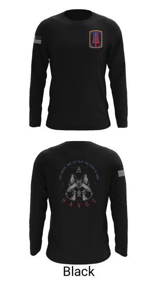 Long Sleeve Performance Shirt, 1-169th E Company, National Guard, Teamtime, Team time, sublimation, custom sports apparel, team uniforms, spirit wear, spiritwear, sports uniforms, custom shirts, team store, custom team store, fundraiser sports, apparel fundraiser
