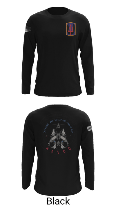 1-169th E Company 39061427 Long Sleeve Performance Shirt - 25