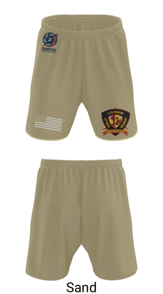 Athletic Shorts With Pockets, 12th MLR COMMSTRAT, Marines, Teamtime, Team time, sublimation, custom sports apparel, team uniforms, spirit wear, spiritwear, sports uniforms, custom shirts, team store, custom team store, fundraiser sports, apparel fundraiser