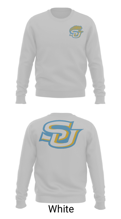 Southern University A & M College Softball 4385034 Crew Neck Sweatshirt - 2
