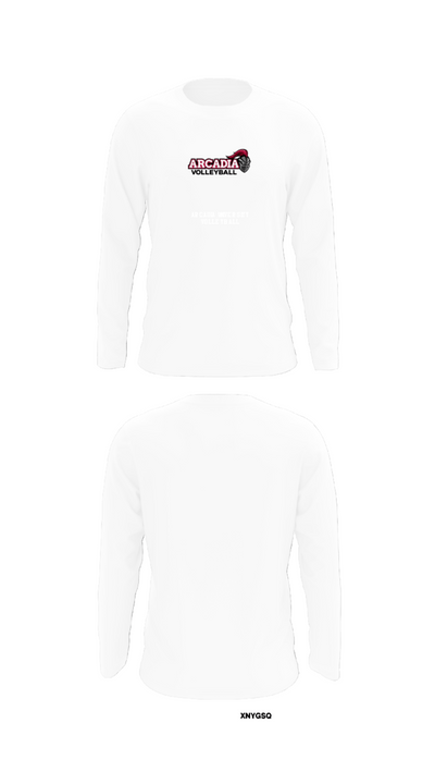 Arcadia University Volleyball 51521652 Long Sleeve Performance Shirt - 8