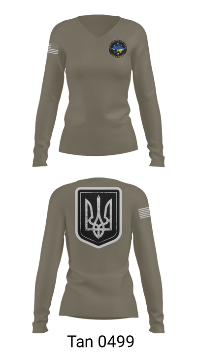 173rd Airborne 38025716 Women's Long Sleeve V-neck Shirt - 77