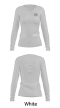 Crepe Avenue 9690947 Women's Long Sleeve V-neck Shirt - 16