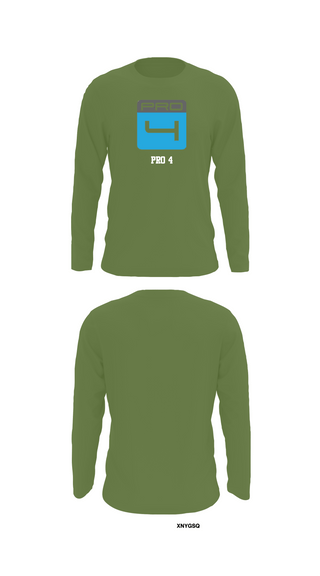 Long Sleeve Performance Shirt, Pro 4, , Teamtime, Team time, sublimation, custom sports apparel, team uniforms, spirit wear, spiritwear, sports uniforms, custom shirts, team store, custom team store, fundraiser sports, apparel fundraiser