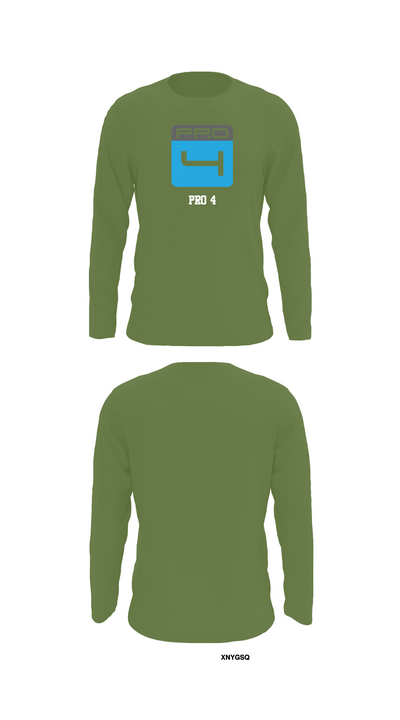 Pro 4 38264354 Long Sleeve Performance Shirt 23