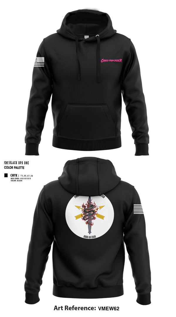 Hoodie, ODB 170, Alpha Company, 3rd BN, 1SFG(A), Army, Teamtime, Team time, sublimation, custom sports apparel, team uniforms, spirit wear, spiritwear, sports uniforms, custom shirts, team store, custom team store, fundraiser sports, apparel fundraiser