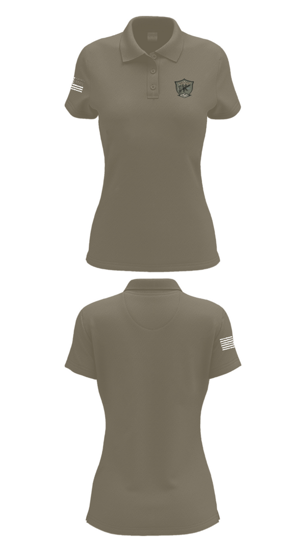 Womens Short Sleeve Performance Polo, Emergency Services Detail, Police, Teamtime, Team time, sublimation, custom sports apparel, team uniforms, spirit wear, spiritwear, sports uniforms, custom shirts, team store, custom team store, fundraiser sports, apparel fundraiser