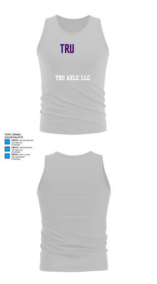 Tank Top, Tru Axle LLC, , Teamtime, Team time, sublimation, custom sports apparel, team uniforms, spirit wear, spiritwear, sports uniforms, custom shirts, team store, custom team store, fundraiser sports, apparel fundraiser