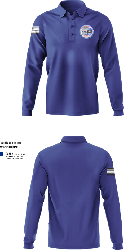 POLARS 40984868 Long Sleeve Performance Polo - 102