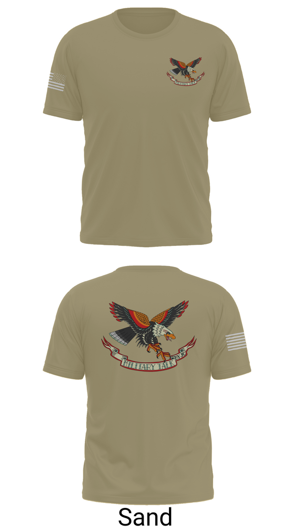 Short Sleeve Performance Shirt, Military Talk by JC, Army, Teamtime, Team time, sublimation, custom sports apparel, team uniforms, spirit wear, spiritwear, sports uniforms, custom shirts, team store, custom team store, fundraiser sports, apparel fundraiser