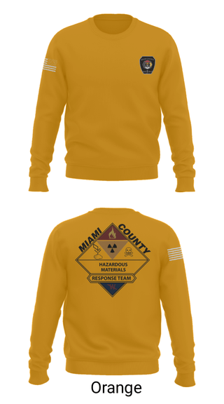 Crew Neck Sweatshirt, Miami County Hazmat, , Teamtime, Team time, sublimation, custom sports apparel, team uniforms, spirit wear, spiritwear, sports uniforms, custom shirts, team store, custom team store, fundraiser sports, apparel fundraiser