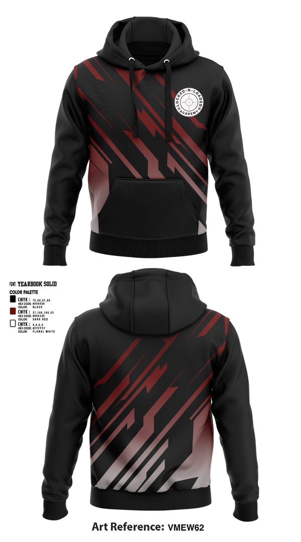 Hoodie, Locked N Loaded Academy, , Teamtime, Team time, sublimation, custom sports apparel, team uniforms, spirit wear, spiritwear, sports uniforms, custom shirts, team store, custom team store, fundraiser sports, apparel fundraiser