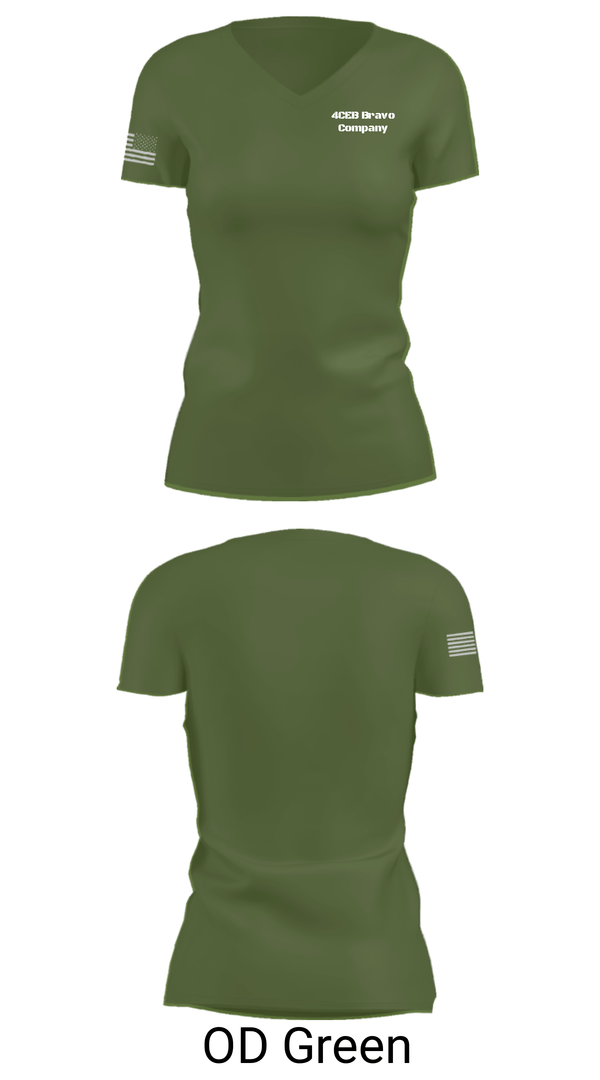 Women's Short Sleeve Vneck Shirt, 4CEB Bravo Company, Marines, Teamtime, Team time, sublimation, custom sports apparel, team uniforms, spirit wear, spiritwear, sports uniforms, custom shirts, team store, custom team store, fundraiser sports, apparel fundraiser