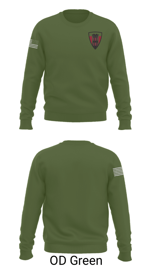 Crew Neck Sweatshirt, 111th ACP, National Guard, Teamtime, Team time, sublimation, custom sports apparel, team uniforms, spirit wear, spiritwear, sports uniforms, custom shirts, team store, custom team store, fundraiser sports, apparel fundraiser