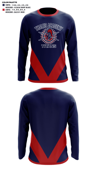 Long Sleeve Performance Shirt, Thales Academy-Apex High School Cheer, Cheer, Teamtime, Team time, sublimation, custom sports apparel, team uniforms, spirit wear, spiritwear, sports uniforms, custom shirts, team store, custom team store, fundraiser sports, apparel fundraiser