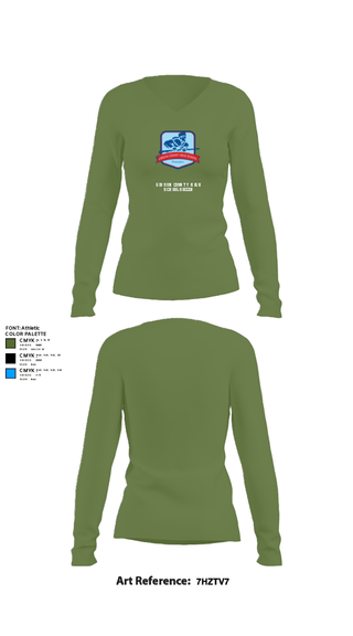 Womens Long Sleeve Vneck Shirt, Gibson County High School Soccer, Women's Soccer, Teamtime, Team time, sublimation, custom sports apparel, team uniforms, spirit wear, spiritwear, sports uniforms, custom shirts, team store, custom team store, fundraiser sports, apparel fundraiser