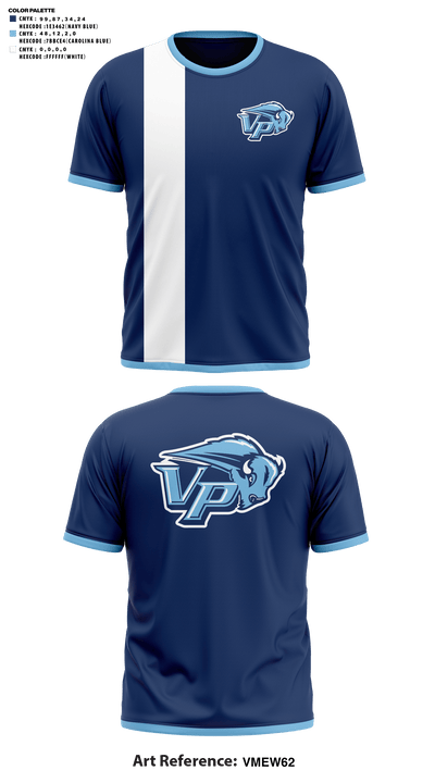 Vista Peak Preparatory Golf 18204582 Short Sleeve Performance Shirt - 41
