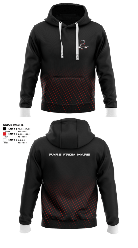 Hoodie, PARS FROM MARS, Golf, Teamtime, Team time, sublimation, custom sports apparel, team uniforms, spirit wear, spiritwear, sports uniforms, custom shirts, team store, custom team store, fundraiser sports, apparel fundraiser