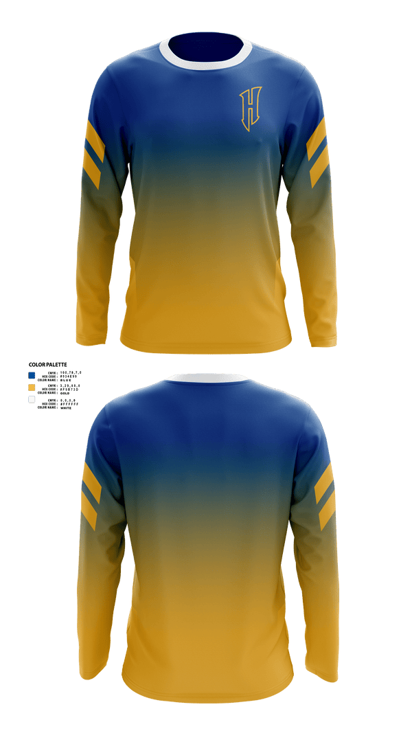 Long Sleeve Performance Shirt, Hudson High School Basketball, Men's Basketball, Teamtime, Team time, sublimation, custom sports apparel, team uniforms, spirit wear, spiritwear, sports uniforms, custom shirts, team store, custom team store, fundraiser sports, apparel fundraiser