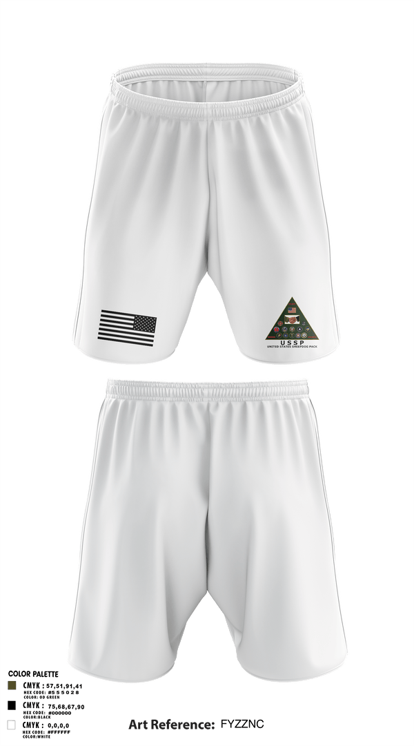 Athletic Shorts With Pockets, United States Sheepdog Pack, , Teamtime, Team time, sublimation, custom sports apparel, team uniforms, spirit wear, spiritwear, sports uniforms, custom shirts, team store, custom team store, fundraiser sports, apparel fundraiser