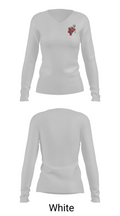 Devils 6525304 Women's Long Sleeve V-neck Shirt - 16