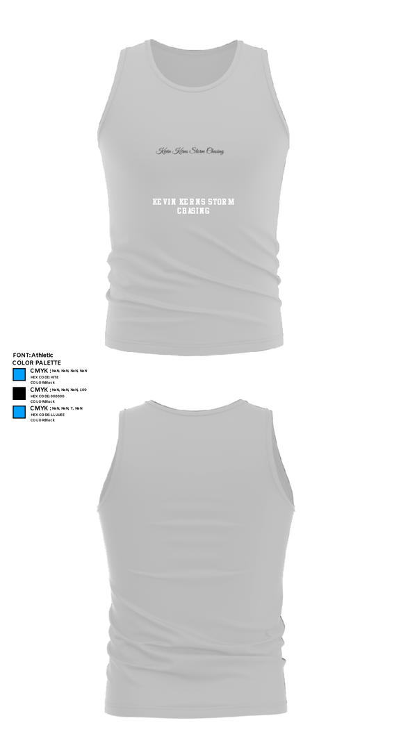 Tank Top, KEVIN KERNS STORM CHASING, , Teamtime, Team time, sublimation, custom sports apparel, team uniforms, spirit wear, spiritwear, sports uniforms, custom shirts, team store, custom team store, fundraiser sports, apparel fundraiser