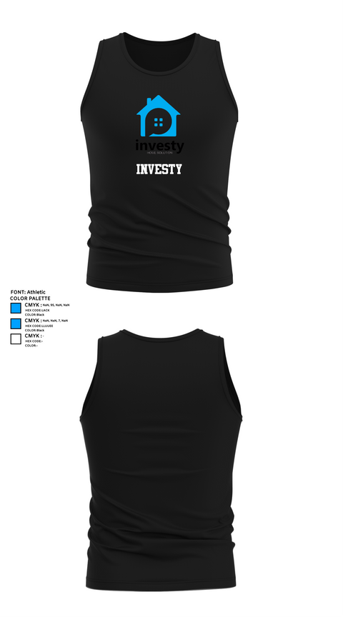 Tank Top, Investy, , Teamtime, Team time, sublimation, custom sports apparel, team uniforms, spirit wear, spiritwear, sports uniforms, custom shirts, team store, custom team store, fundraiser sports, apparel fundraiser