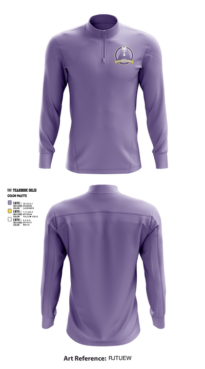 Amsterdam High School Volleyball 89487268 Quarter Zip Jacket - 1