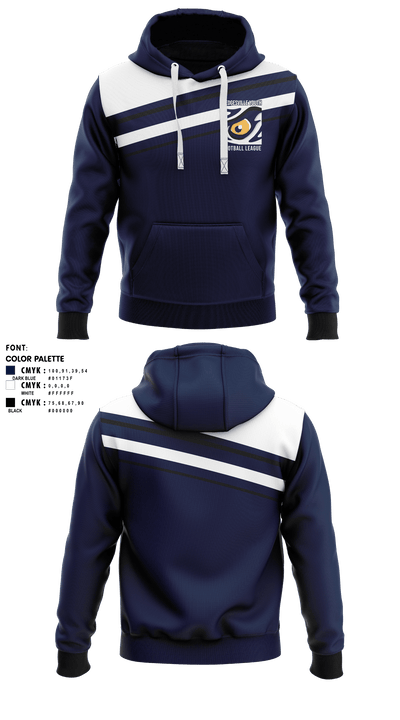 Hedgesville Youth Football League 41633358 Hoodie - 1