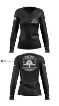Q TROOP 2/278 ACR 39002186 Women's Long Sleeve V-neck Shirt -1 14