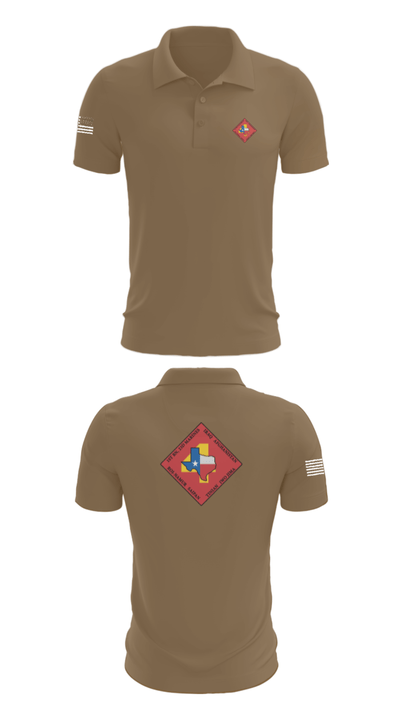 Bravo Bastards 65129777 Short Sleeve Performance Polo - 7