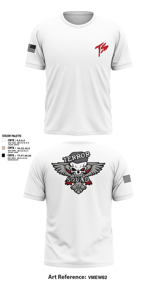 Old School Cotton Feel Shirt, Terro Squad, Army, Teamtime, Team time, sublimation, custom sports apparel, team uniforms, spirit wear, spiritwear, sports uniforms, custom shirts, team store, custom team store, fundraiser sports, apparel fundraiser