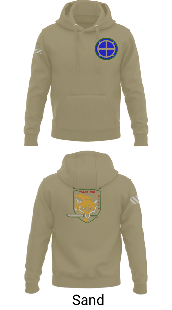 Hoodie, A co 935th ASB 3rd Platoon, National Guard, Teamtime, Team time, sublimation, custom sports apparel, team uniforms, spirit wear, spiritwear, sports uniforms, custom shirts, team store, custom team store, fundraiser sports, apparel fundraiser