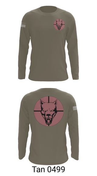 Long Sleeve Performance Shirt, Hellhound PLT, A CO, 2-8 CAV, , Teamtime, Team time, sublimation, custom sports apparel, team uniforms, spirit wear, spiritwear, sports uniforms, custom shirts, team store, custom team store, fundraiser sports, apparel fundraiser