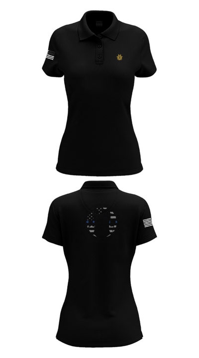 VALLEY K9 75951631 Women's Short Sleeve Performance Polo  - 33