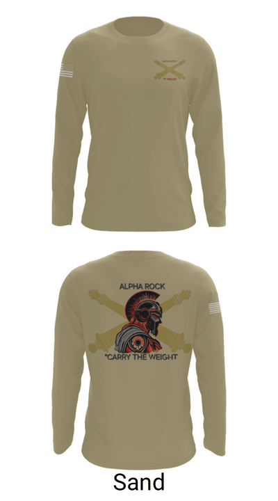 ALPHA ROCK 20137343 Long Sleeve Performance Shirt - 86