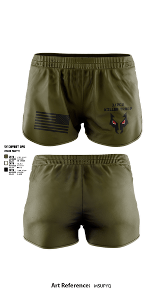 Ranger Panties, 3/2CR Killer Troop, Army, Teamtime, Team time, sublimation, custom sports apparel, team uniforms, spirit wear, spiritwear, sports uniforms, custom shirts, team store, custom team store, fundraiser sports, apparel fundraiser