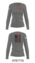Okay Fire & Rescue 91150709 Women's Long Sleeve V-neck Shirt - 7