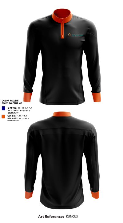 Innovatec 11373900 Quarter Zip Jacket - 10