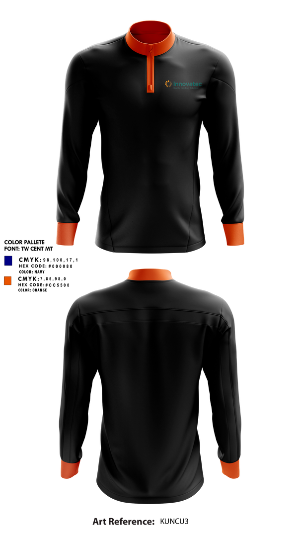 Quarter Zip Jacket, Innovatec, , Teamtime, Team time, sublimation, custom sports apparel, team uniforms, spirit wear, spiritwear, sports uniforms, custom shirts, team store, custom team store, fundraiser sports, apparel fundraiser