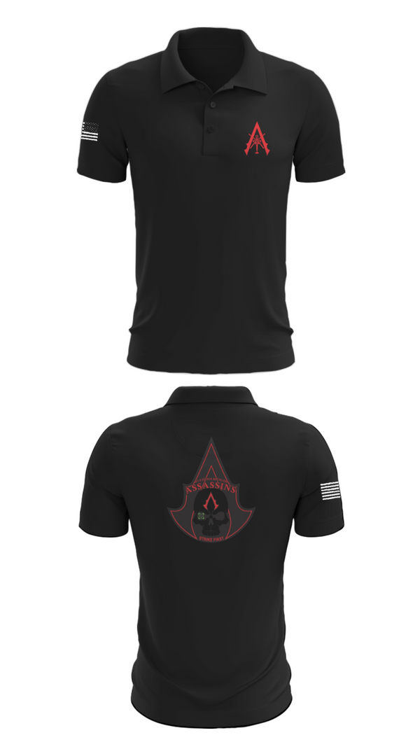 Short Sleeve Performance Polo, A Co. 1-3 AB, Army, Teamtime, Team time, sublimation, custom sports apparel, team uniforms, spirit wear, spiritwear, sports uniforms, custom shirts, team store, custom team store, fundraiser sports, apparel fundraiser