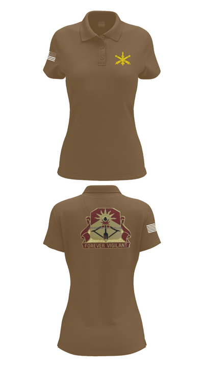 BTRY-B 1/188th 96332158 Women's Short Sleeve Performance Polo  - 14