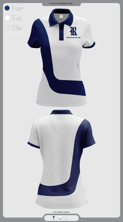 Ringgold High School Cheer 51268612 Women's Short Sleeve Performance Polo  - 38