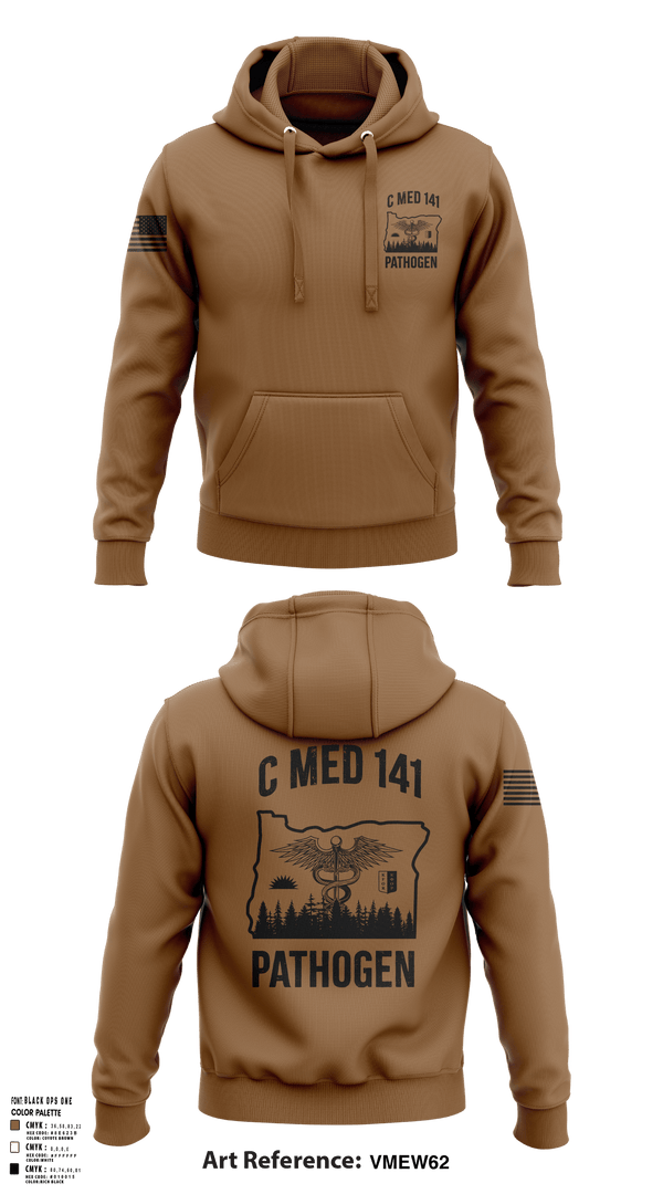 Hoodie, C MED 141, National Guard, Teamtime, Team time, sublimation, custom sports apparel, team uniforms, spirit wear, spiritwear, sports uniforms, custom shirts, team store, custom team store, fundraiser sports, apparel fundraiser