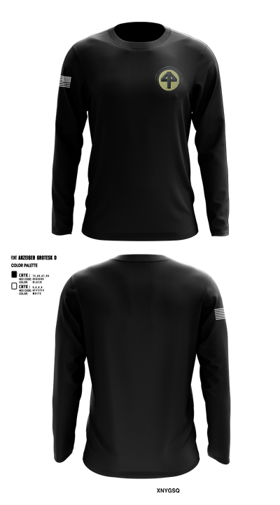 44th infantry brigade 38050095 Long Sleeve Performance Shirt 2